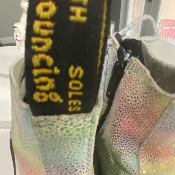 Dr Martens 1460 Pascal Youth Rainbow Iridescent Boots size 2 - Picture 6 of 11